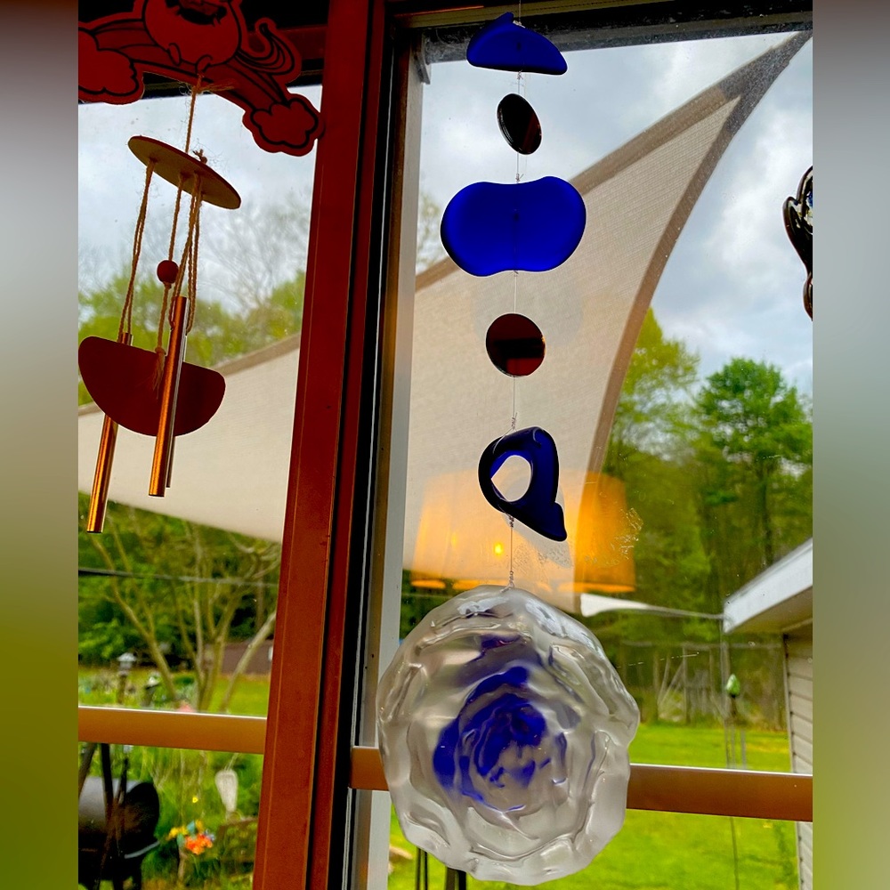 Blue rose 🌹 light chime